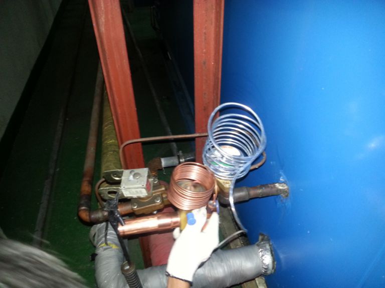 제약회사 40RT 평창변및 전자변 수정 교체 작업