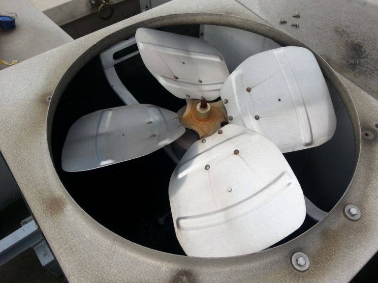 실외기 휀 모터 교체