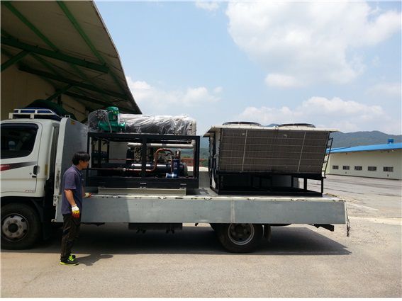 충주 40RT 칠러냉동기 설치공사 (2014년6월16일)