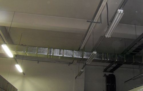 냉매가스 배관 및 전선공사